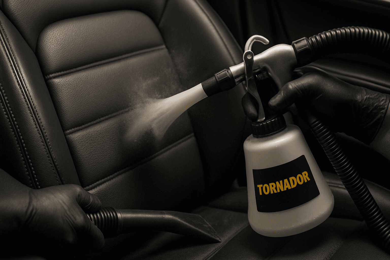 Innenraumreinigung mit Tornador und Sauger – Sitze, Teppiche und Ritzen