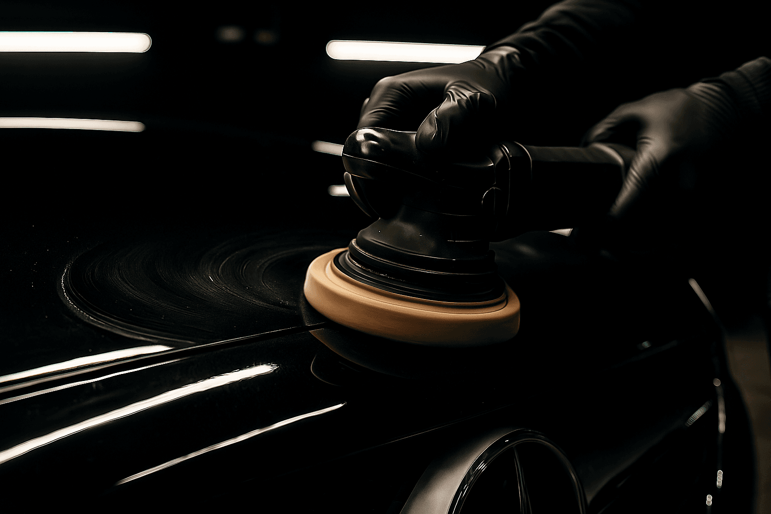 Finish-Politur für spiegelnden Glanz und hologrammfreies Ergebnis