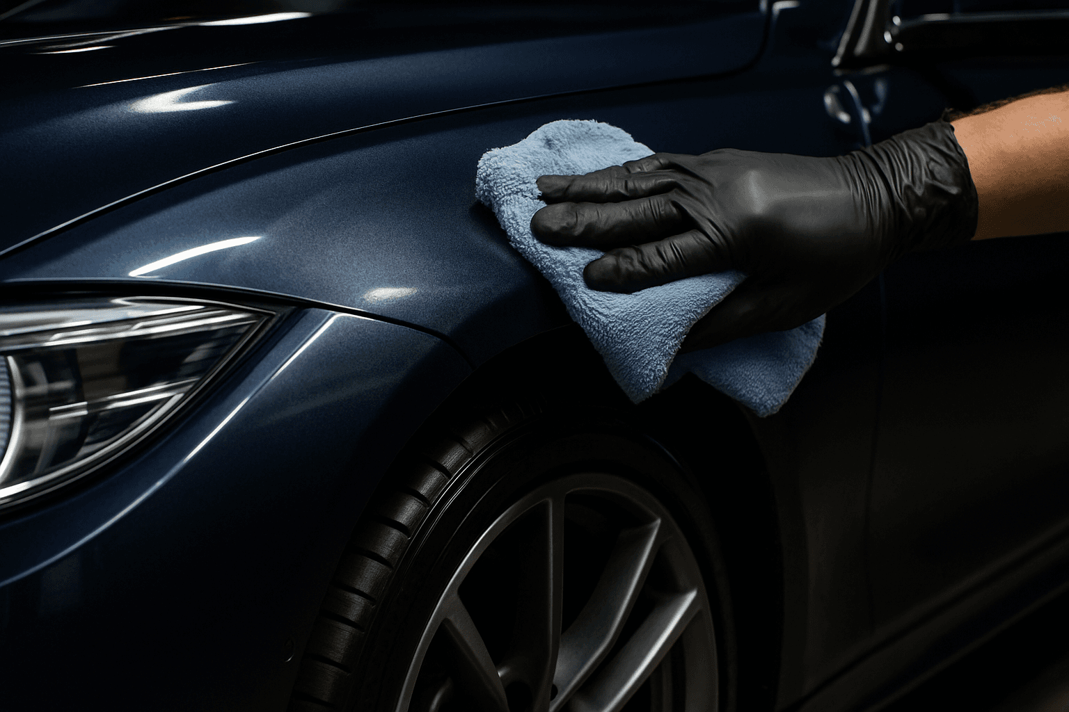 Die Oberfläche wird rückstandsfrei gereinigt, damit die Versiegelung optimal haften kann