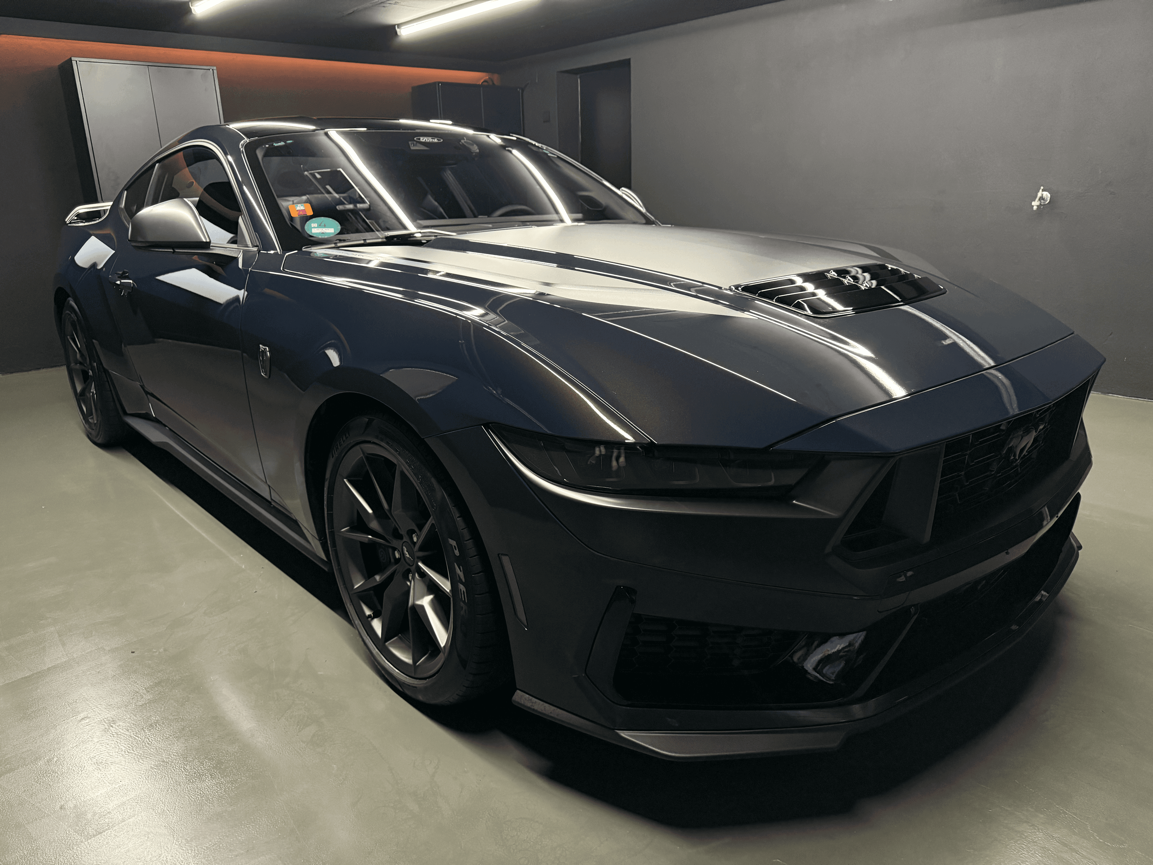 Ford Mustang Dark Horse nach der Außenaufbereitung