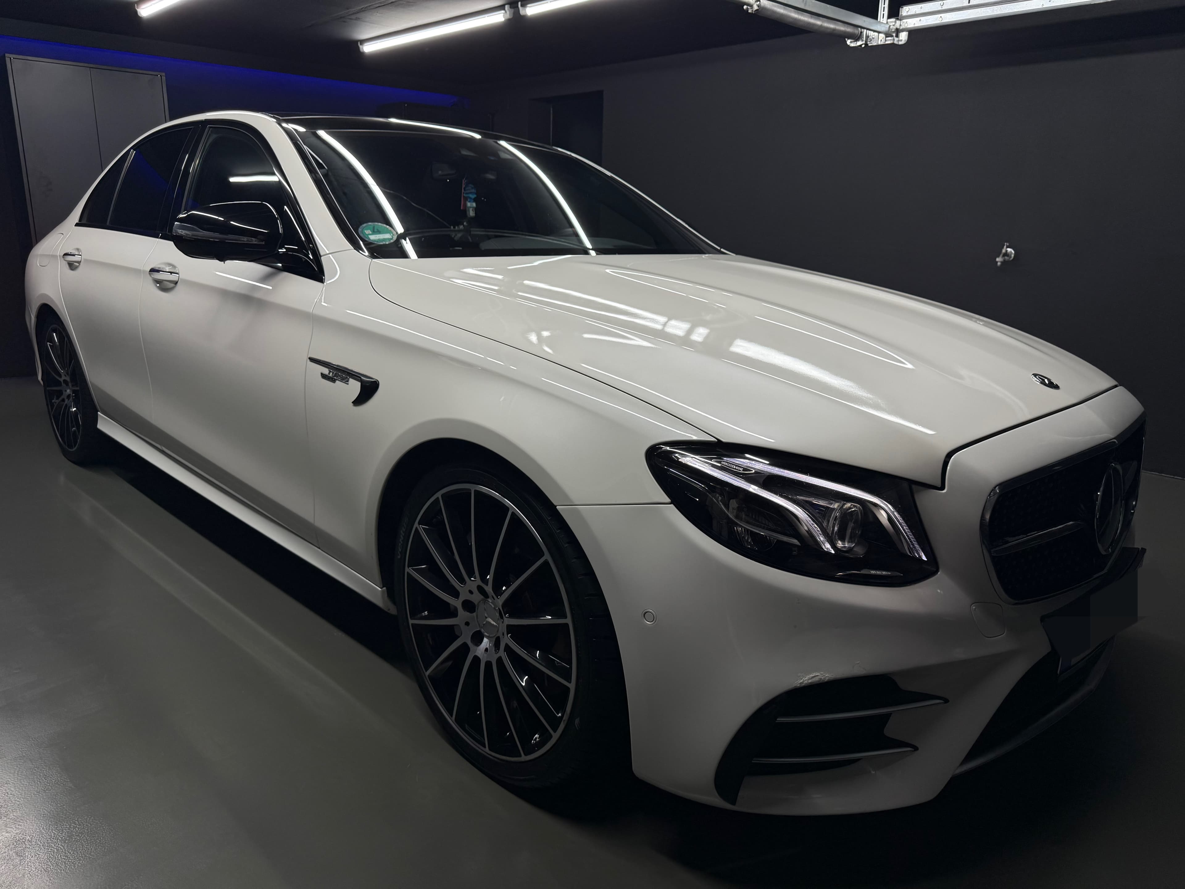 Mercedes E53 AMG nach der Außenaufbereitung