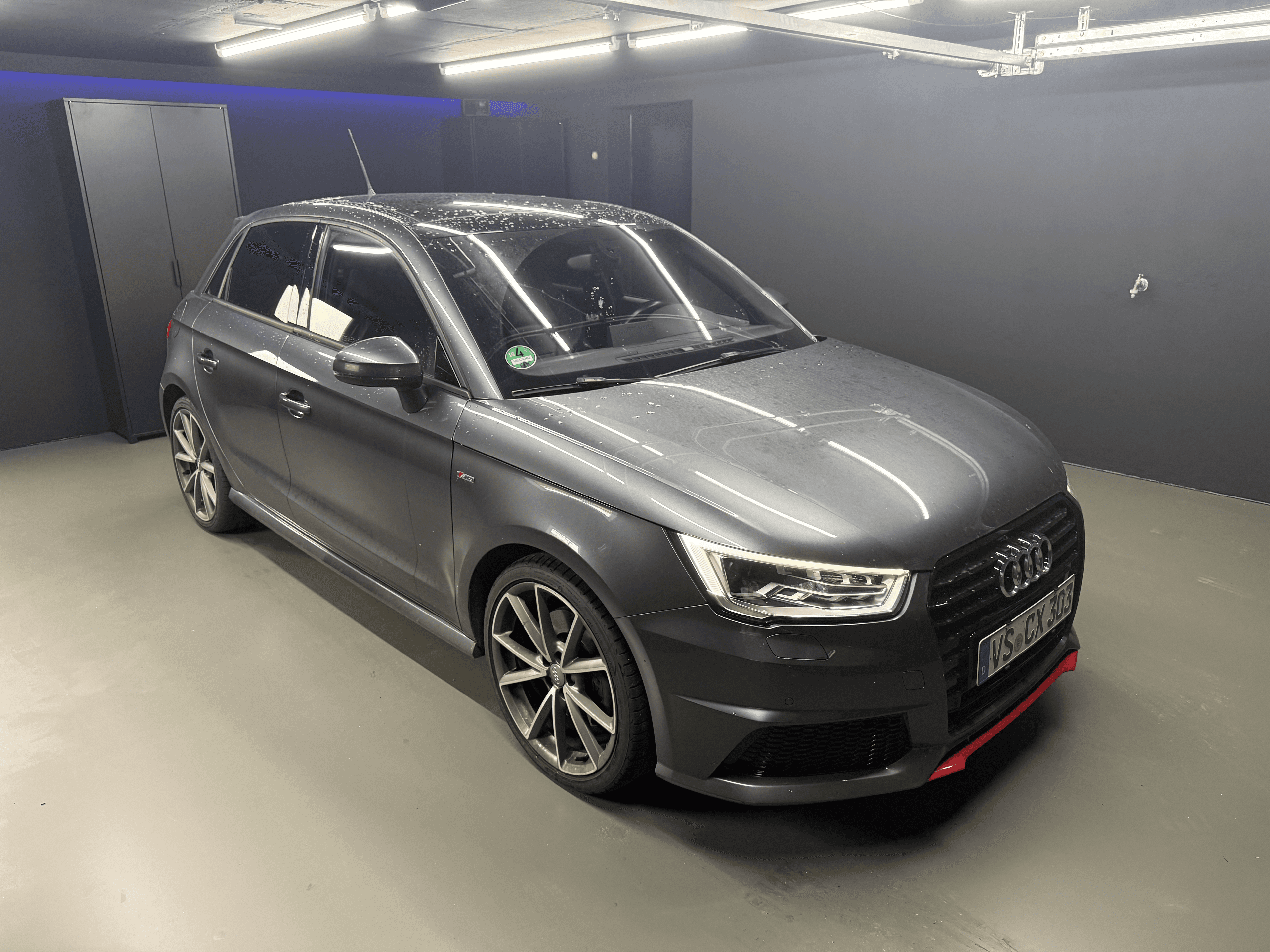 Audi S1 vor der Versiegelung