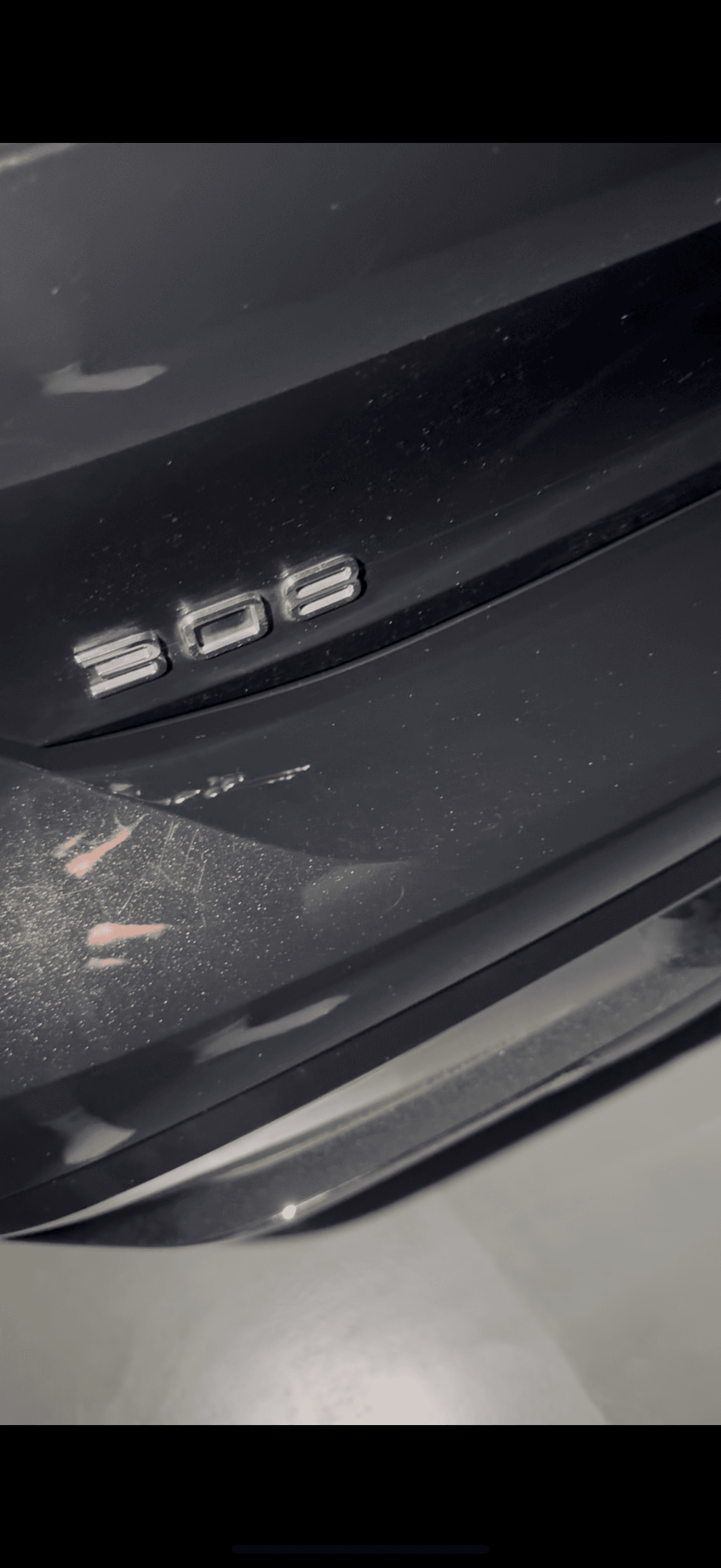 Peugeot 308 Lack nach der Politur